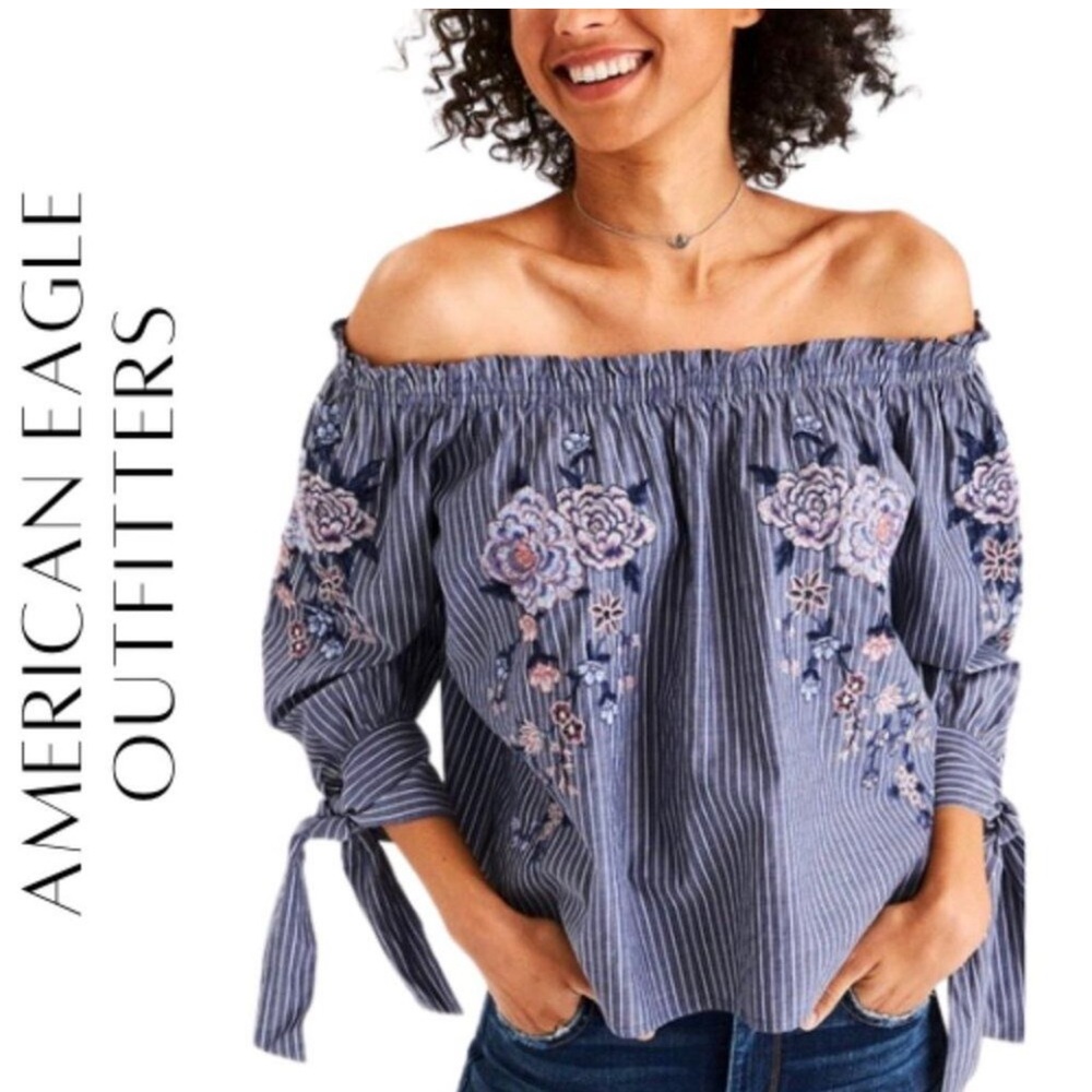 AMERICAN EAGLE OUTFITTERS Off The Shoulder Top, M